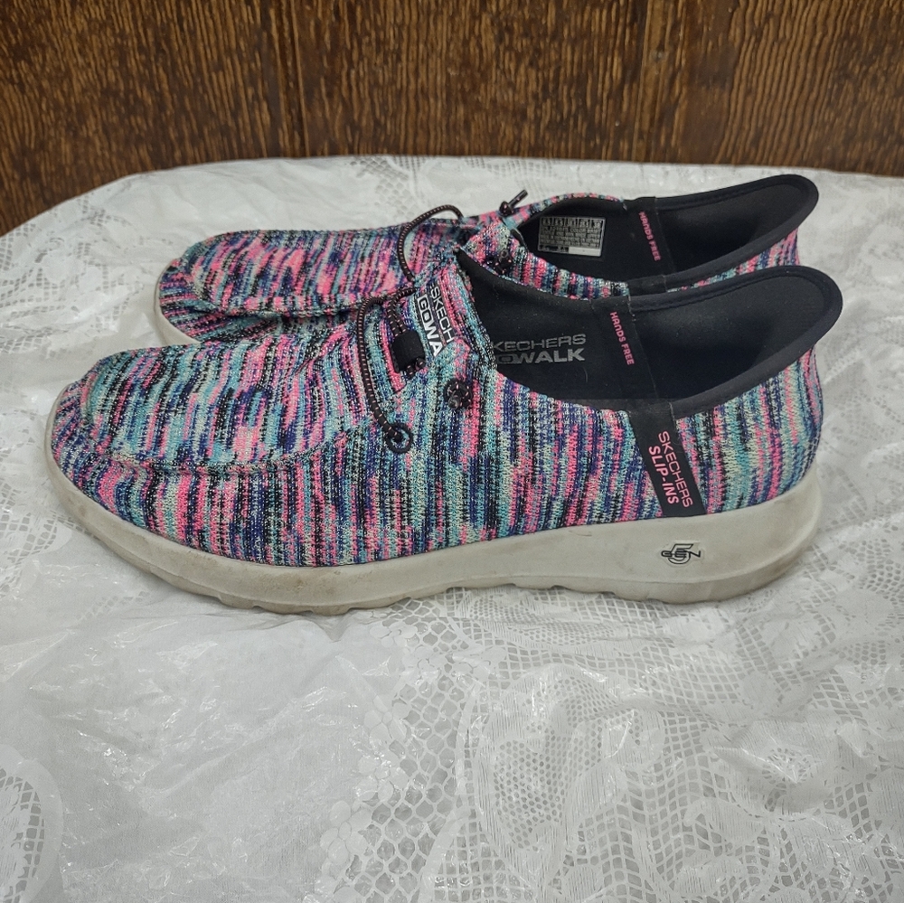 Skechers Hands Free Slip-ins: GO WALK Joy sneakers Women's 8.5 - Picture 1 of 6